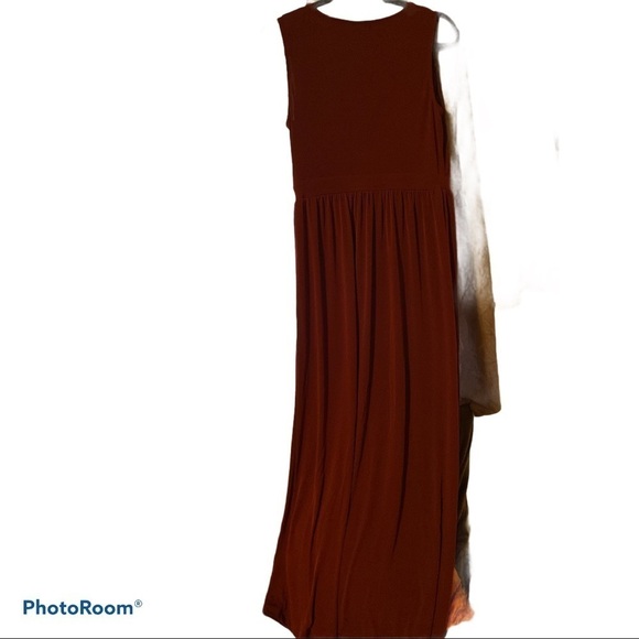 EAST 5th Plum Embroidered maxi dress M - Picture 14 of 14